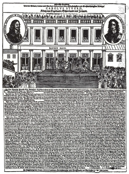 Hannas Marx Anton - Die Enthauptung Karls I. von England vor dem Banqueting House, Whitehall, London