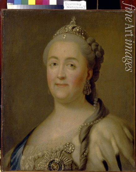 Buchholz Heinrich - Porträt der Kaiserin Katharina II. (1729-1796)
