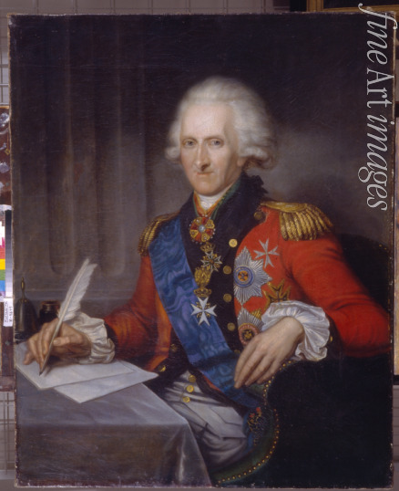 Kügelgen Gerhard von - Porträt von Diplomat und Reformator Jacob Johann Graf von Sievers (1731-1808)