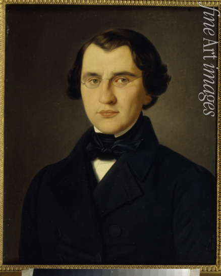 Lami Vincenzo - Portrait of the author Ivan Sergeyevich Turgenev (1818-1883)