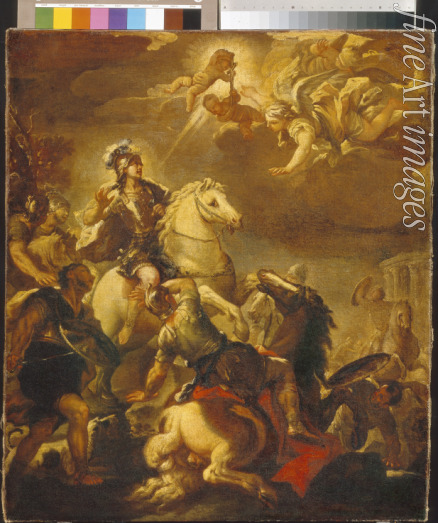 Giordano Luca - Die Erscheinung des Kreuzes vor Kaiser Konstantin