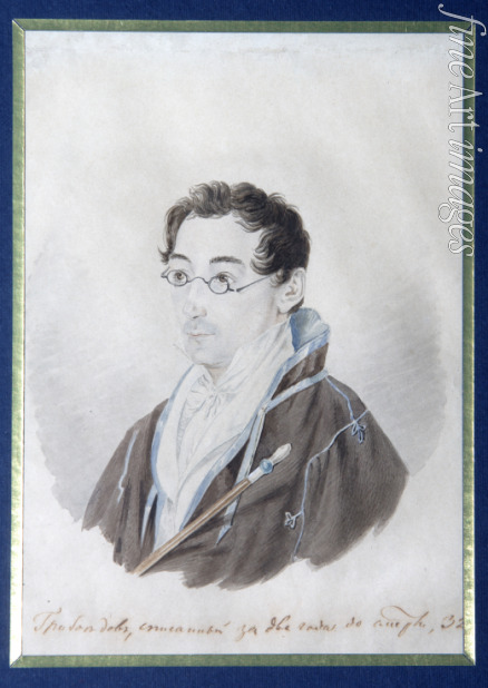 Moshkov Vladimir Ivanovich - Portrait of the playwright Alexander S. Griboyedov (1795-1829)