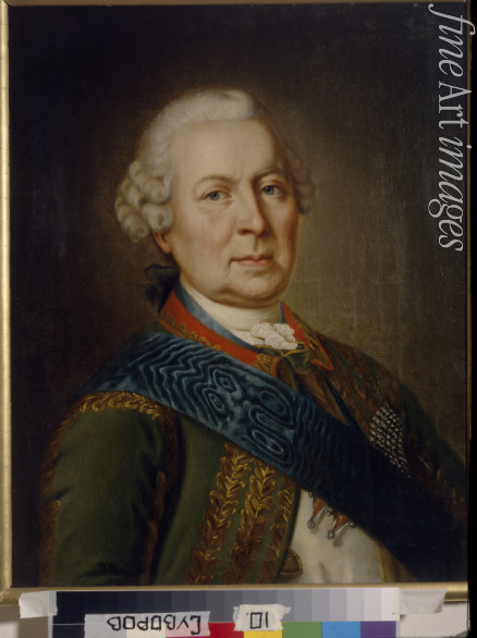 Unbekannter Künstler - Porträt von Burkhard Christoph Graf von Münnich (1683-1767)