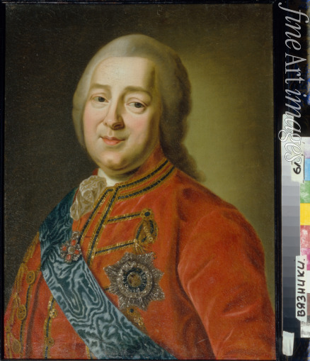 Unbekannter Künstler - Porträt von Graf Nikita Iwanowitsch Panin (1718-1783)