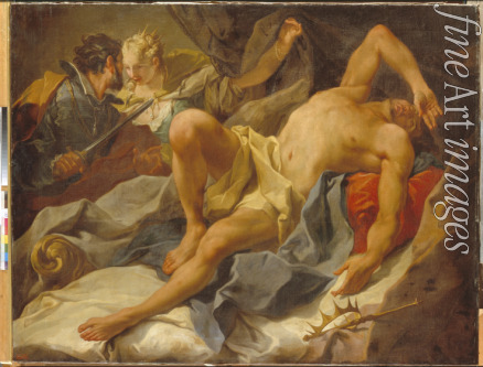 Pittoni Giovan Battista - Death of King Candaules