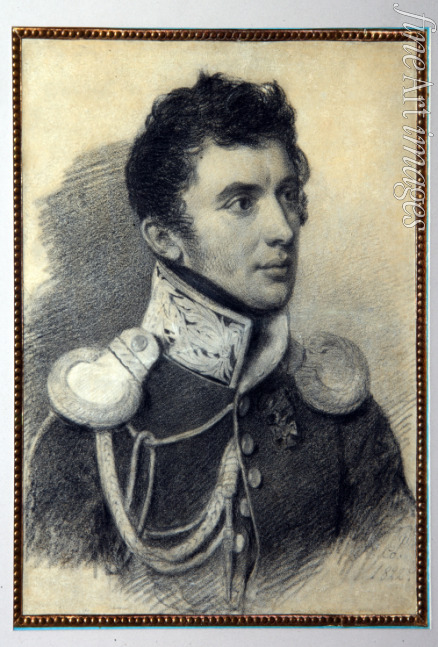 Sokolow Pjotr Fjodorowitsch - Porträt von Dezembrist Nikita Murawjow (1797-1843)