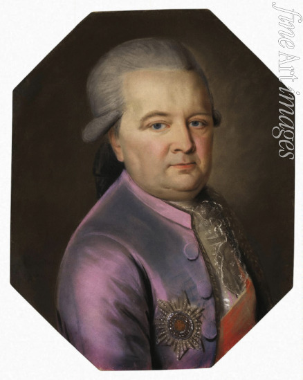 Bardou Johann - Porträt von Fürst Iwan Golizyn