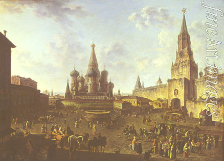 Alexeyev Fyodor Yakovlevich - The Red Square in Moscow