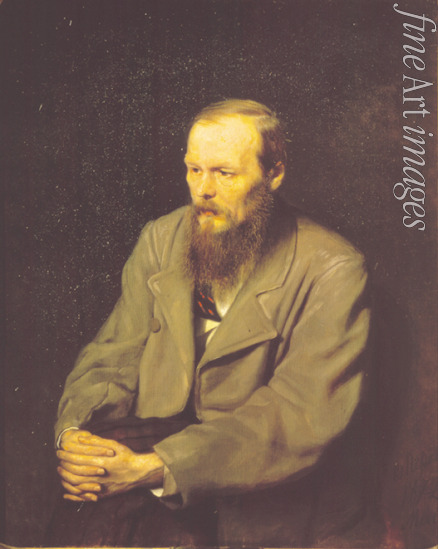 Perow Wassili Grigorjewitsch - Porträt von Schriftsteller Fjodor Michajlowitsch Dostojewski (1821-1881)