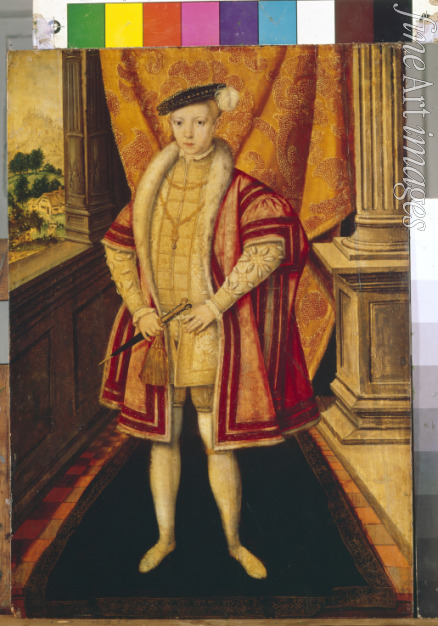 Eworth (Ewouts) Hans - Porträt von König Eduard VI. von England