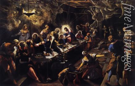 Tintoretto Jacopo - Das letzte Abendmahl