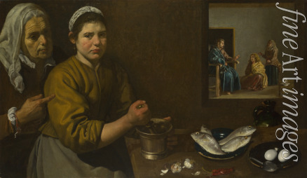 Velàzquez Diego - Christ in the House of Martha and Mary