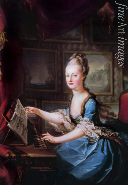 Wagenschön Franz Xaver - Porträt von Marie Antoinette (1755-1793)