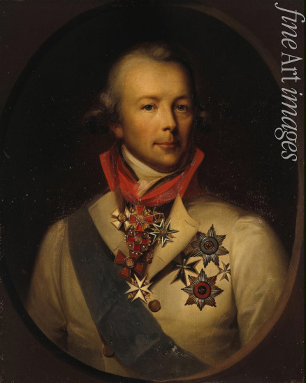 Unbekannter Künstler - Porträt von Graf Peter Ludwig von der Pahlen (1745-1826)