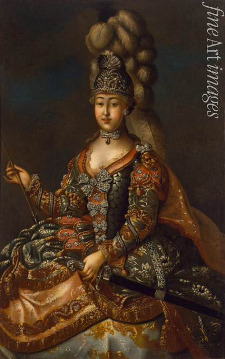 Unbekannter Künstler - Porträt von Gräfin Anna Petrowna Scheremetjewa (1744-1768)