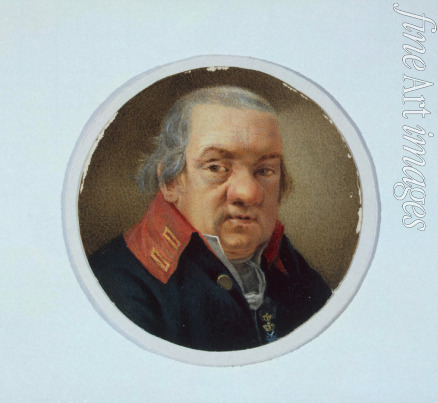 Unbekannter Künstler - Porträt von Architekt Giacomo Quarenghi (1744-1817)