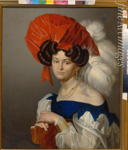 Baschenow Iwan Wladimirowitsch - Porträt von Gräfin Anna Alexejewna Orlowa von Cesme (1785-1848)