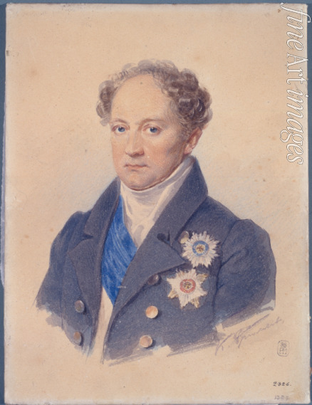Briullov Karl Pavlovich - Portrait of Prince Alexander Nikolayevich Golitsyn (1773-1844)