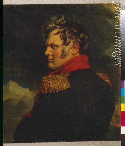 Dawe George - Porträt von Befehlshaber der russischen Armee auf dem Kaukasus Alexei Jermolow (1777-1861)