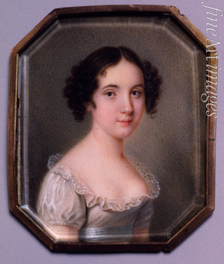 Unbekannter Künstler - Porträt von Fürstin Maria Nikolajewna Rajewskaja (1805-1863)