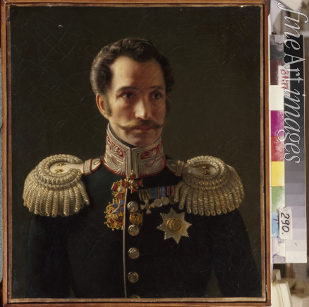 Tyranow Alexei Wassiljewitsch - Porträt von Leonti Wassiljewitsch Dubelt (1792-1862), Chef der Geheimpolizei