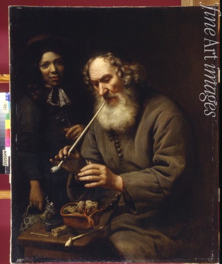 Bol Ferdinand - An Old Man with Clay Pipe