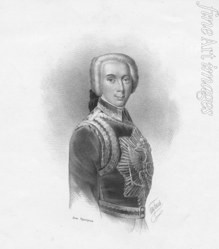 Borel Pyotr Fyodorovich - Portrait of Ludwig Gruno (1705-1745), Landgrave of Hesse-Homburg