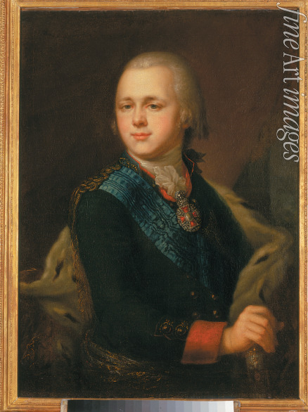 Lampi Johann-Baptist von the Elder - Portrait of Grand Duke Alexander Pavlovich of Russia
