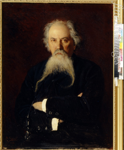 Makovsky Vladimir Yegorovich - Portrait of the poet Alexey Zhemchuzhnikov (1821-1908)