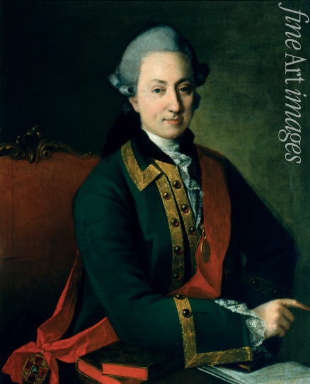 Christineck Carl Ludwig Johann - Porträt von Graf Fjodor Grigorjewitsch Orlow (1741-1796)