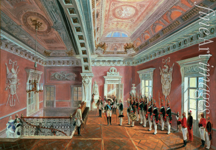 Schwarz Gustav - Paul I in the Pavlovsk palace