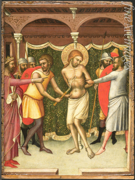 Luca di Tommè - The Flagellation of Christ