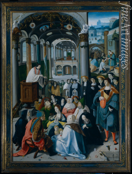 Leyden Aertgen Claesz. van - The Vocation of Saint Anthony