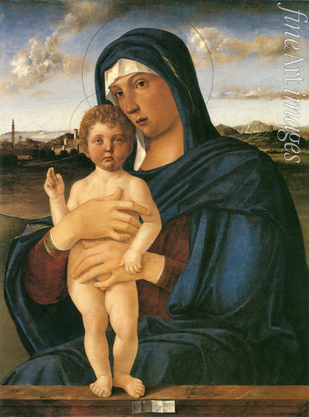 Bellini Giovanni - Virgin with Standing Blessing Child (Contarini Madonna)
