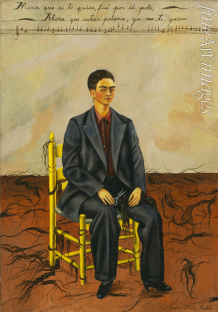 Kahlo Frida - Self-Portrait with Cropped Hair