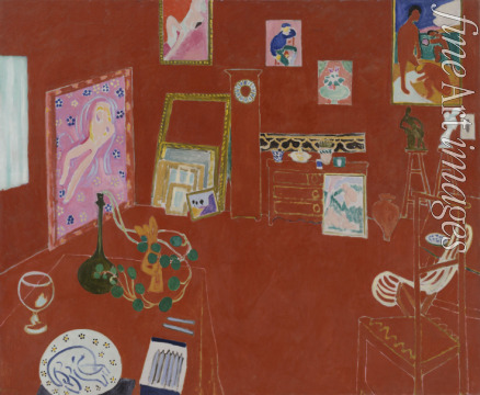 Matisse Henri - Das rote Atelier