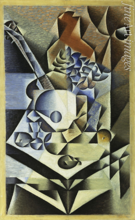 Gris Juan - Still Life with Flowers (Guitar and Flowers)