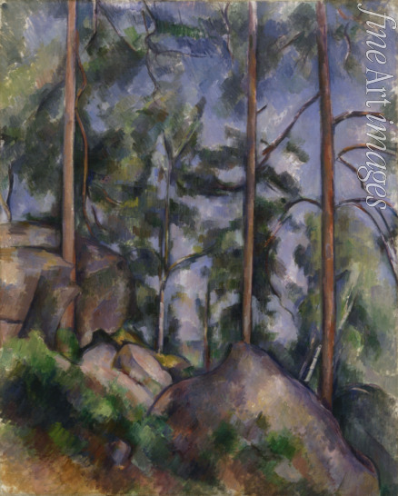 Cézanne Paul - Kiefern und Felsen
