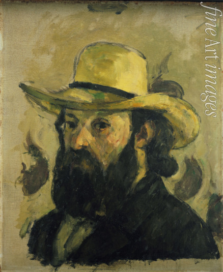 Cézanne Paul - Selbstbildnis mit Strohhut