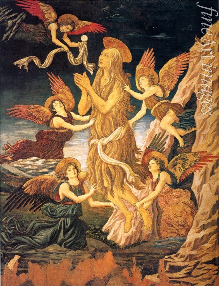 Pollaiuolo Antonio - The Assumption of Mary Magdalene
