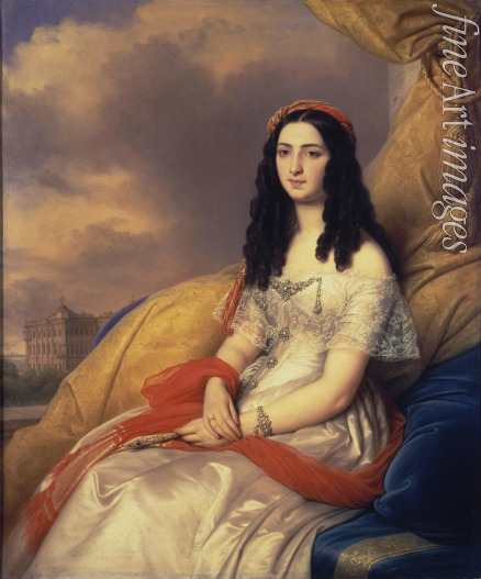 Steuben Carl von - Porträt von Schriftstellerin Gräfin von Dash (1804-1872)