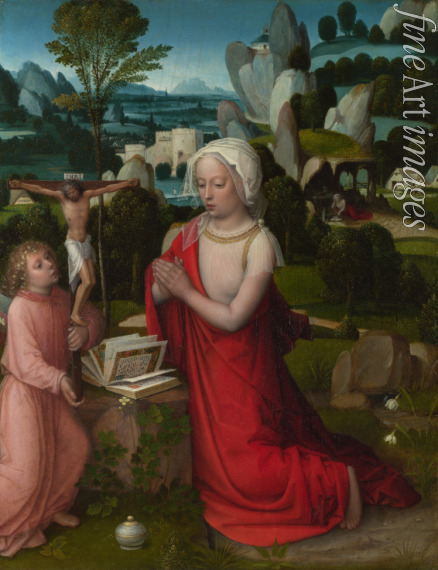 Isenbrant Adriaen - Maria Magdalena in einer Landschaft