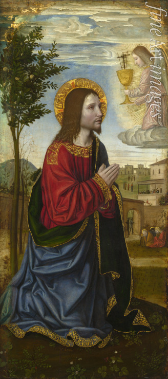 Bergognone Ambrogio - Christus am Ölberg