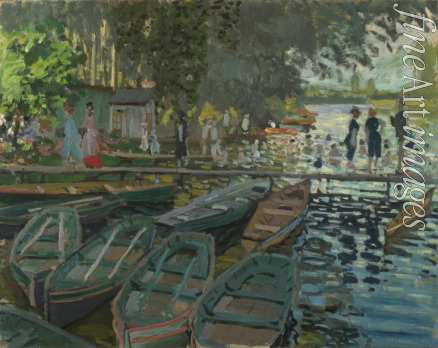 Monet Claude - Badende bei La Grenouillère