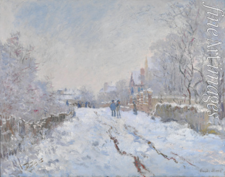 Monet Claude - Snow Scene at Argenteuil