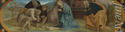 Signorelli Luca - Die Anbetung des Christuskindes