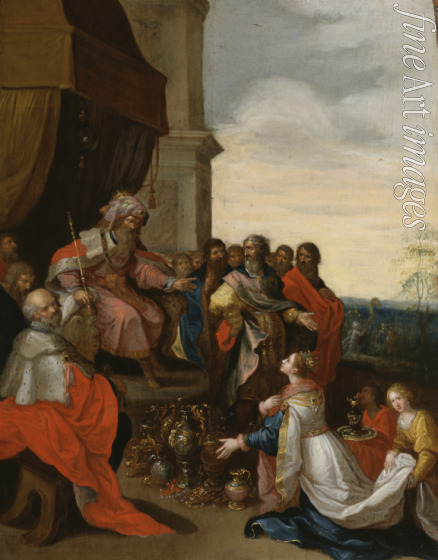 Francken Frans the Younger - King Solomon Receiving the Queen of Sheba