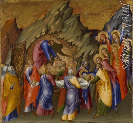 Giovanni di Paolo - Die Grablegung Christi