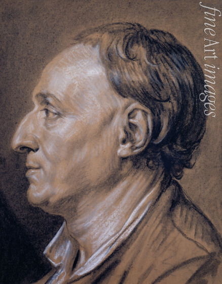 Greuze Jean-Baptiste - Portrait of Denis Diderot (1713-1784)
