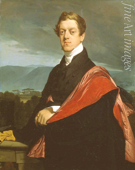 Ingres Jean Auguste Dominique - Portrait of Count Nikolay D. Guriev (1792-1867)